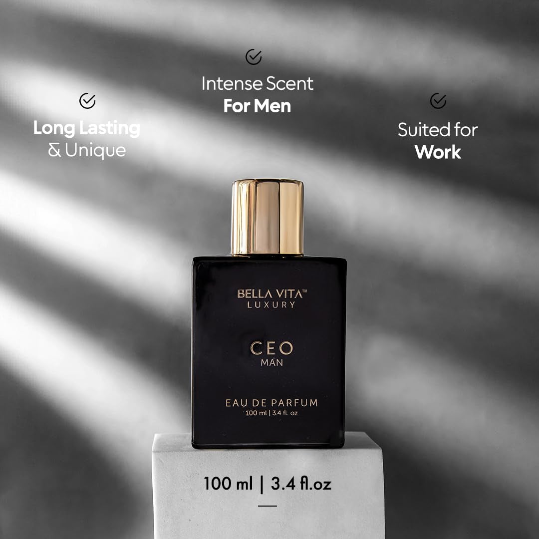 Bellavita Luxury Sigma Male (CEO Man & GOAT Man) Perfume Cologne for Men 2X100Ml Combo | Long-Lasting Men'S Cologne with Lemon, Lavender, Tonka & Agarwood Perfume