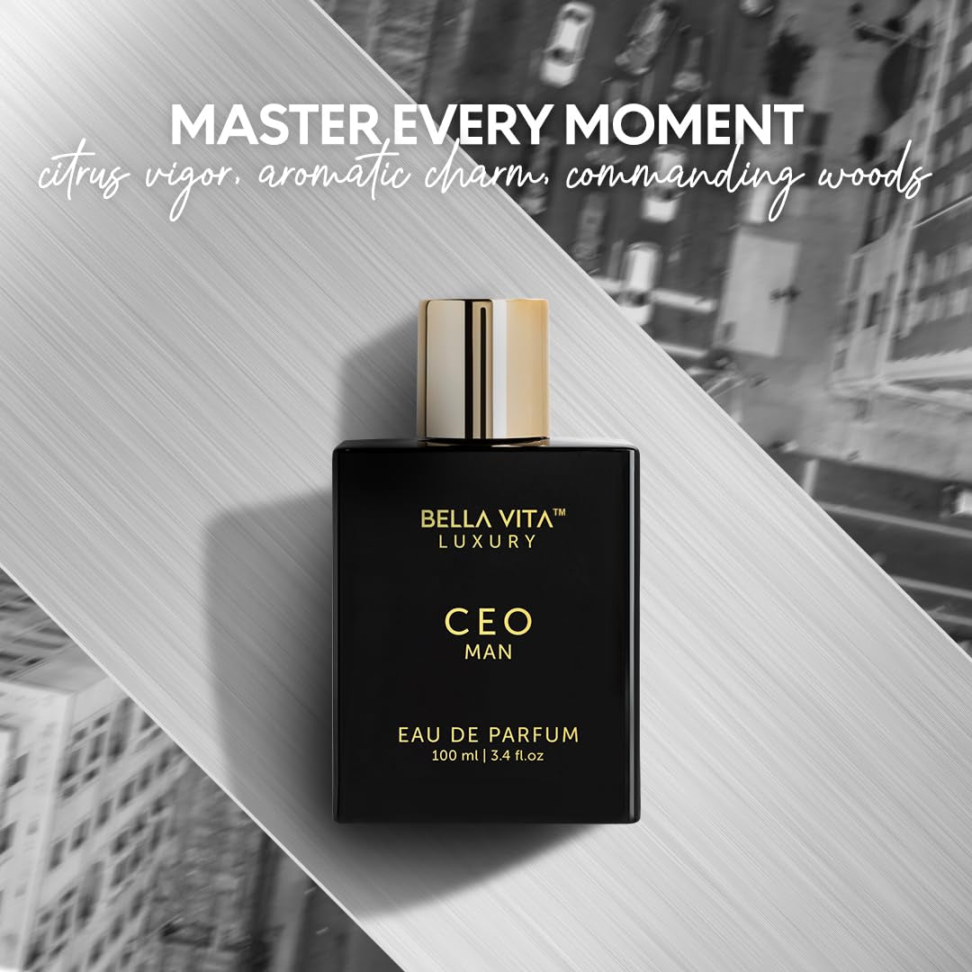 Bellavita Luxury Sigma Male (CEO Man & GOAT Man) Perfume Cologne for Men 2X100Ml Combo | Long-Lasting Men'S Cologne with Lemon, Lavender, Tonka & Agarwood Perfume