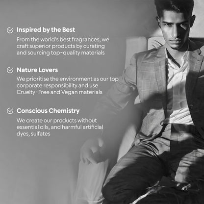 Bellavita Luxury Sigma Male (CEO Man & GOAT Man) Perfume Cologne for Men 2X100Ml Combo | Long-Lasting Men'S Cologne with Lemon, Lavender, Tonka & Agarwood Perfume