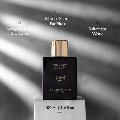 Bellavita Luxury Sigma Male (CEO Man & GOAT Man) Perfume Cologne for Men 2X100Ml Combo | Long-Lasting Men'S Cologne with Lemon, Lavender, Tonka & Agarwood Perfume